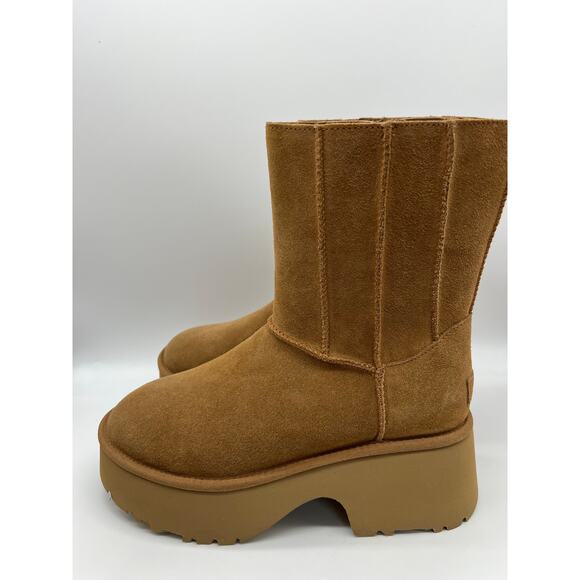 UGG Classic Twin Seam New Heights Boot Chestnut 1158313 Women's Size 11 - Picture 2 of 12
